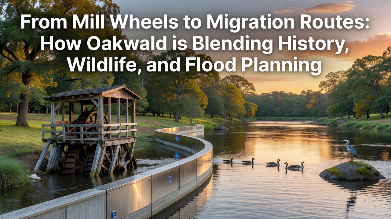From Mill Wheels to Migration Routes: How Oakwald is Blending History, Wildlife, and Flood Planning